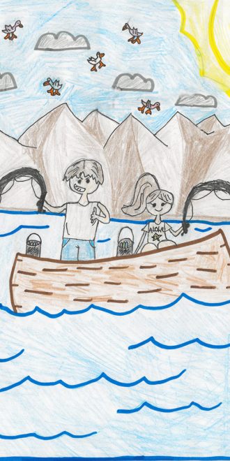 2025 Free Fishing Day Poster by poster contest winner Jayla Cudal, 5th Grade, Somerset Academy Sky Point- Las Vegas, NV