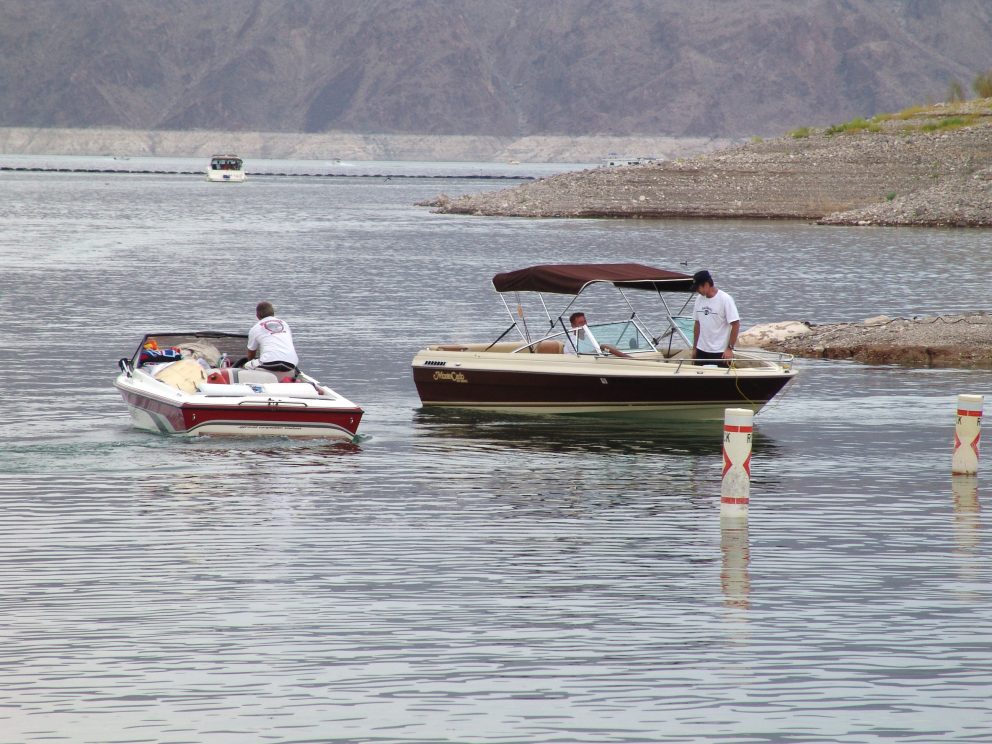 Three Boats on Lake Mead